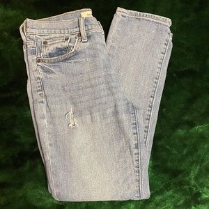 Gap Distressed Blue Jeans